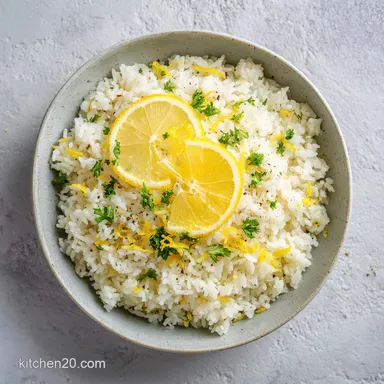 Greek Lemon Rice Recipe in 30 Minutes Recipe Card