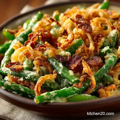Campbells Green Bean Casserole An Elevated Classic Recipe Card