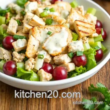 Delicious Grilled Chicken Salad with Creamy Dressing: 5 Easy Secrets! Recipe Card
