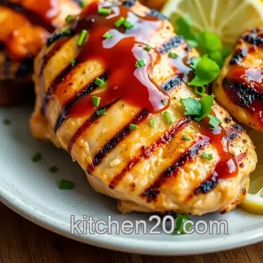 How to Make Delicious Grilled Chicken with Honey Bourbon Sauce Recipe Card