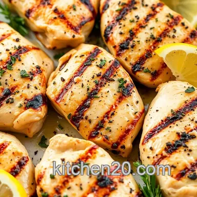 Ultimate Zesty Grilled Chicken with Lemon & Herbs: A Delicious Summer Dinner! Recipe Card