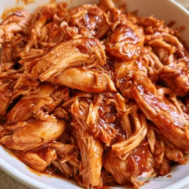 Healthy Crockpot BBQ Chicken Meal Prep