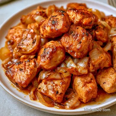 Crockpot Chicken Thighs for 4 Servings Recipe Card