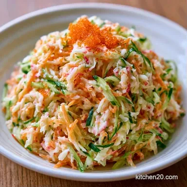 Healthy Kani Salad Recipe in 15 Minutes Recipe Card