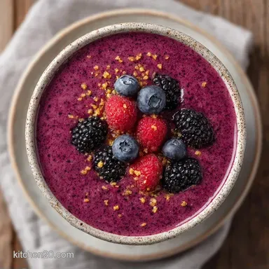 Healthy Mulberry Smoothie in 5 Minutes Recipe Card