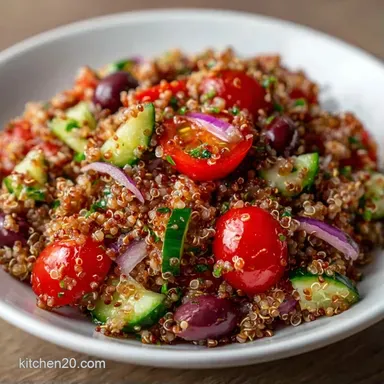 Healthy Quinoa Summer Salad: Meal Prep Recipe Card