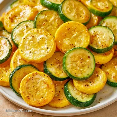 Yellow Squash Casserole for 6 Servings Recipe Card