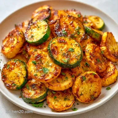 Healthy Zucchini Squash Bake in 35 Min Recipe Card