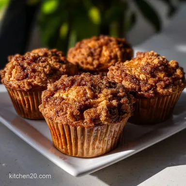 Apple Oatmeal Muffins: Hearty Harvest Recipe with Streusel Recipe Card