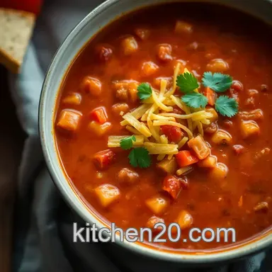 Hearty & Easy Tortilla Soup Recipe: My Family's Fave! Recipe Card