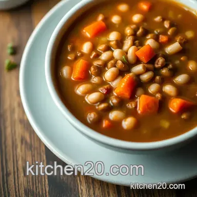 Hearty Navy Bean Soup: A Cozy Classic for Every Home Cook Recipe Card