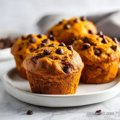 Pumpkin Chocolate Chip Muffins in 34 Minutes: Tender and Velvety