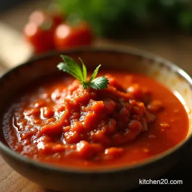 Foolproof Water Bath Canning Tomato Sauce Recipe for Beginners Recipe Card