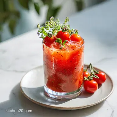Bloody Mary Recipe: A Savory Cocktail for 4 Servings Recipe Card