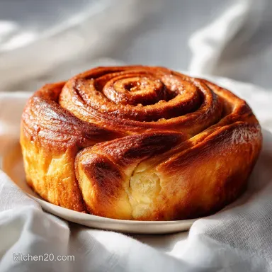 Cinnamon Roll Cake in 50 Minutes: Fluffy and Caramelized Recipe Card