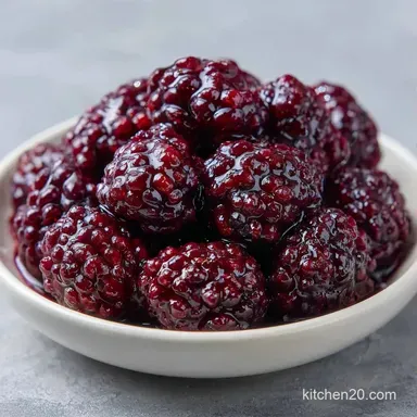Mulberry Jam for 4 Half-Pint Jars Recipe Card