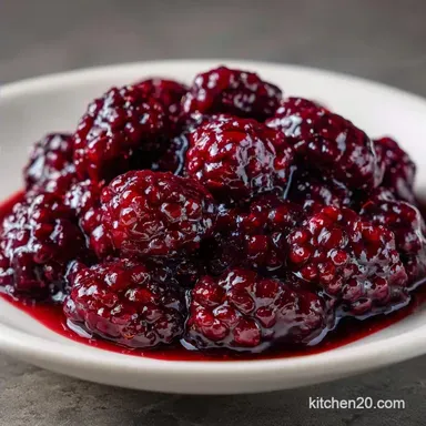 Mulberry Jam for 4 Half-Pint Jars