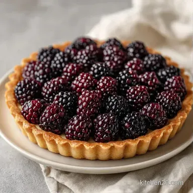 Mulberry Tart: Shatter Crisp Base Recipe Card