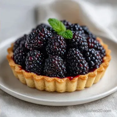 Mulberry Tart: Shatter Crisp Base