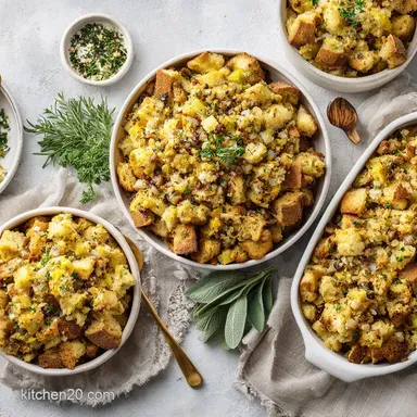 Homemade Stuffing Recipes for Turkey and Holiday Sides