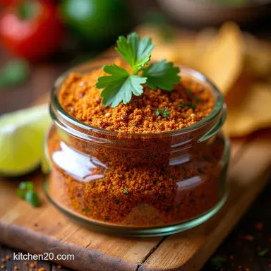 The Best Homemade Taco Seasoning Recipe SaltFree Base Recipe Card