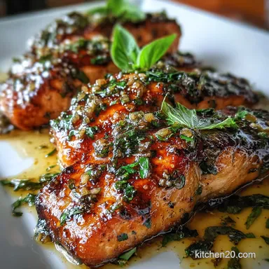 Honey Garlic Glazed Salmon in 15 Minutes Recipe Card
