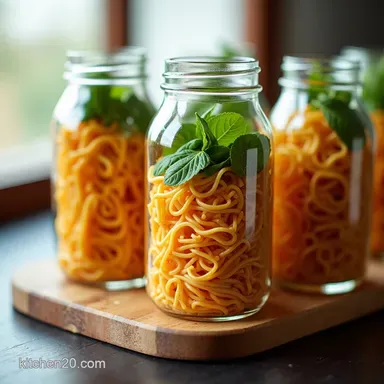 Easy Instant Noodle Jars Your Quick Lunch Lifesaver