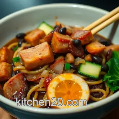 Jajangmyeon: My Easy Black Bean Noodle Recipe!