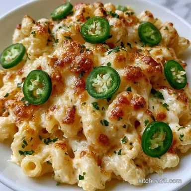 Jalapeno Popper Mac Cheese in 45 Minutes Recipe Card