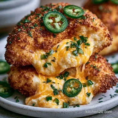 Jalapeno Popper Pocket in 40 Minutes Recipe Card