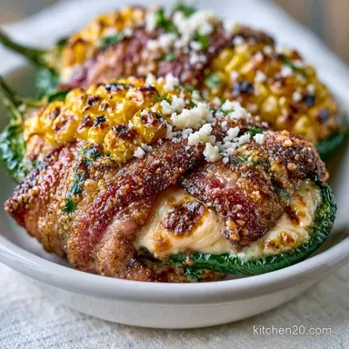 Jalapeno Popper Street Corn in 30 Minutes Recipe Card