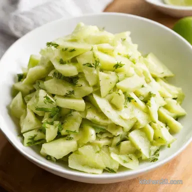 Jicama Recipes My Zesty Jicama Salad with Lime Recipe Card