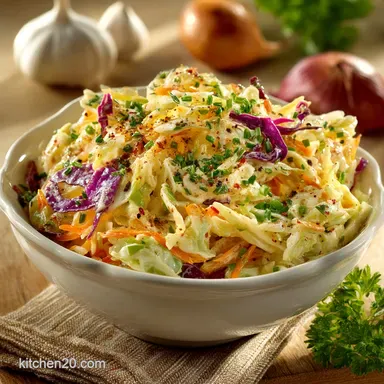 Joannes Favorite Coleslaw The Pro Secret to NonSoggy Crunchy Slaw Recipe Card