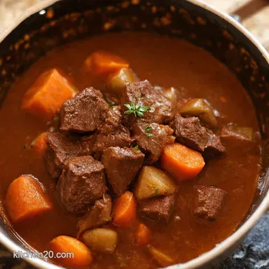 This French Beef Stew Is Julias Cozy Bourguignon Recipe Card