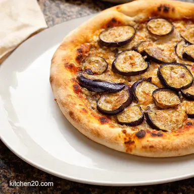 Julia Childs Eggplant Pizza A Crispy LowCarb Delight Recipe Card