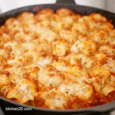 How to Make Stuffed Shells Jumbo Comfort Food Recipe Card