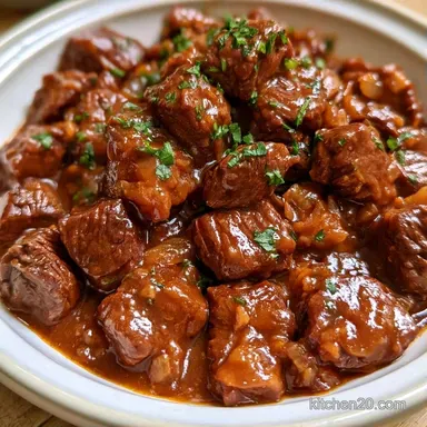 Keto Instant Pot Beef Stew with Red Wine Recipe Card