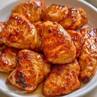 Smoky Chicken Thighs for 4 Servings Recipe Card