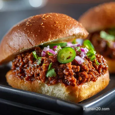 Low Carb Keto Sloppy Joes: Tangy Quick Family Favorite Recipe Card
