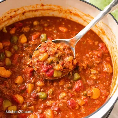 How Do You Make Chili My Kickin Cowboy Chili Recipe Recipe Card