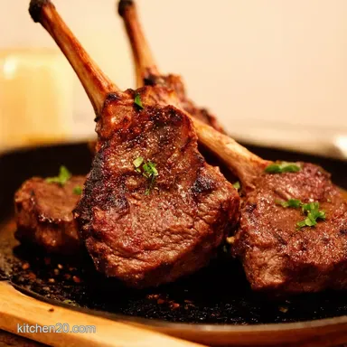 Best Way to Cook Lamb Simple PanSeared Lamb Chops Recipe Card
