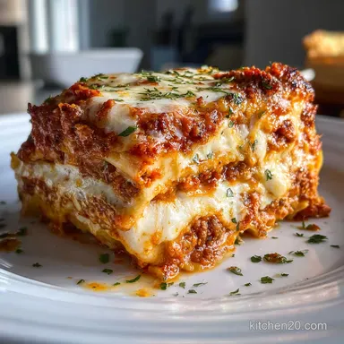 Lasagna Recipe: How to Layer Lasagna Properly Recipe Card