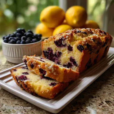 Lemon Blueberry Bread: Zesty, Tender Crumb Loaf