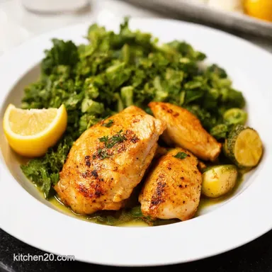 Lemon Herb Chicken Veggies My Organized Kitchen Secret Recipe Card