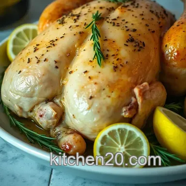 Lemon Herb Roasted Chicken: Easy Dinner Recipes Sorted! Recipe Card