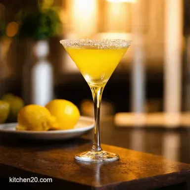 Limoncello Martini Recipe Taste of the Amalfi Coast Recipe Card