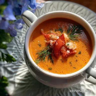 Lobster Bisque Recipe Ready in 30 Min Recipe Card