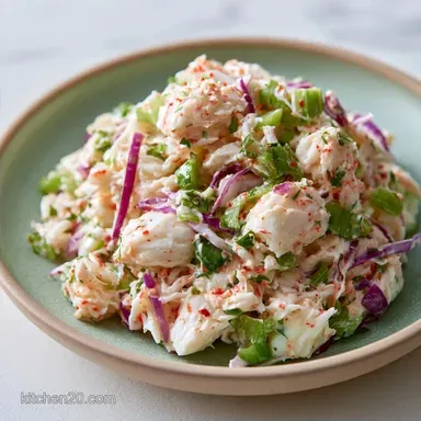 Low Calorie Crab Salad in 10 Minutes