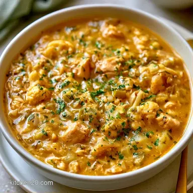 Chicken Chili with Riced Cauliflower Recipe Card