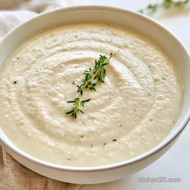 Low Carb Crock Pot Cauliflower Soup